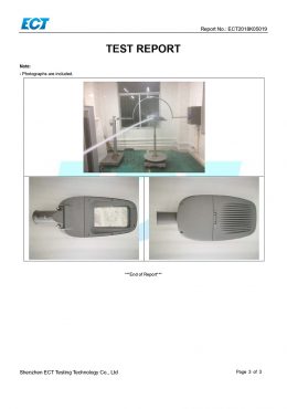 گواهی تست EK IP66